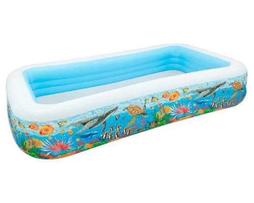 Бассейн надувной Intex Тропические рифы, размер 310х178х51 см, арт. 58485