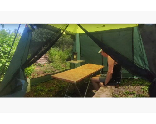 Шатер с москитной сеткой, тент палатка туристическая (340х340х240cм) Mircamping, арт. 2903