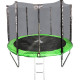 Батут Atlas Sport (атлас спорт) 312 см с защитной сеткой и лестницей Green