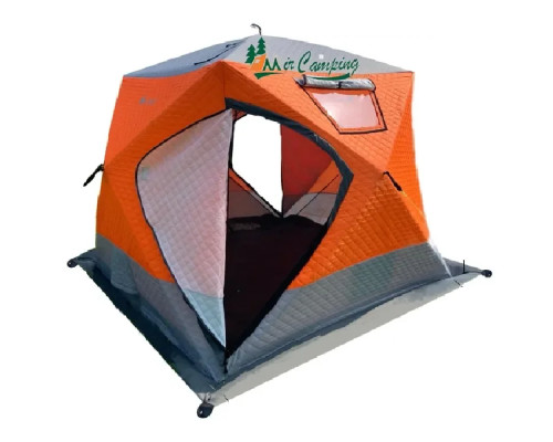 Палатка зимняя куб трехслойная Mircamping (240х240х220см) (мобильная баня), арт. MIR-2017