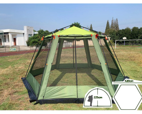 Шатер Mircamping (420*420*225cm) арт. 2013W