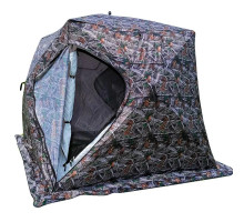 Палатка зимняя куб четырехслойная Mircamping (240х240х190/220см), мобильная баня, арт. 2019MC