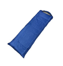 Спальный мешок с капюшоном Mircamping  (-10 °C) синий, арт. KC-003