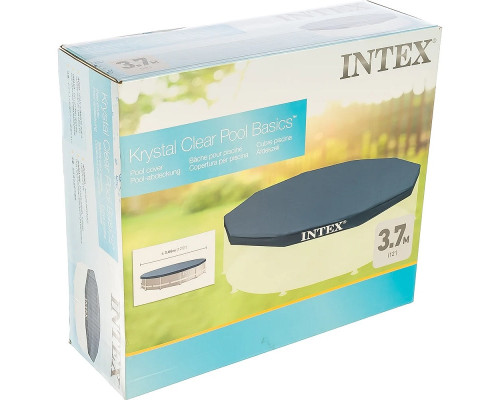 Набор!!! Каркасный бассейн Intex 366х76см с фильтр-насосом 2000 л/ч, с тентом и альгитинн, арт. 28212 в наборе