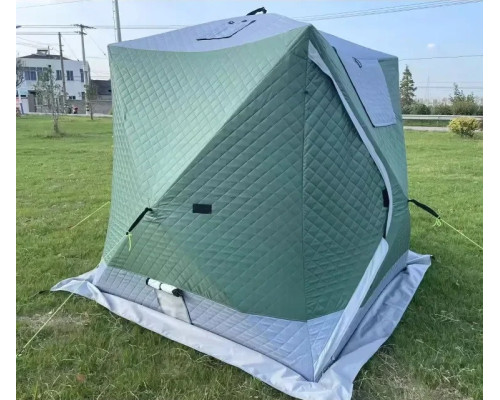 Палатка зимняя куб трехслойная Mircamping (180х180х170/190см) (мобильная баня), арт. MIR-2016