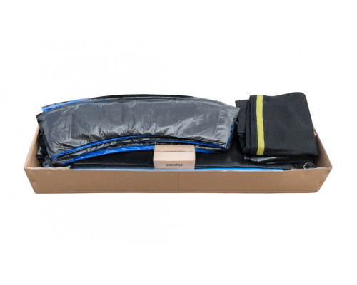 Батут Funfit (12FT) (фанфит) PRO 374 см (УСИЛЕННЫЙ) с лестницей и длинными ножками