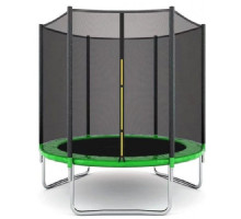 Батут Funfit (фанфит) BASIC 183 см с защитной сеткой БЕЗ лестницы (зеленый)