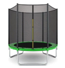 Батут Funfit (фанфит) BASIC 183 см с защитной сеткой БЕЗ лестницы (зеленый)
