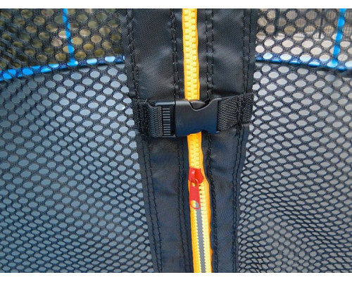 Батут Bebon Sports 8FT (244-252 см) с внешней сеткой безопасности и лестницей арт. 08342S2YL 
