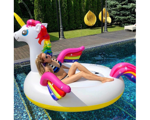 Надувной плот Intex Большой Единорог 251x161x145 см, арт. 57291